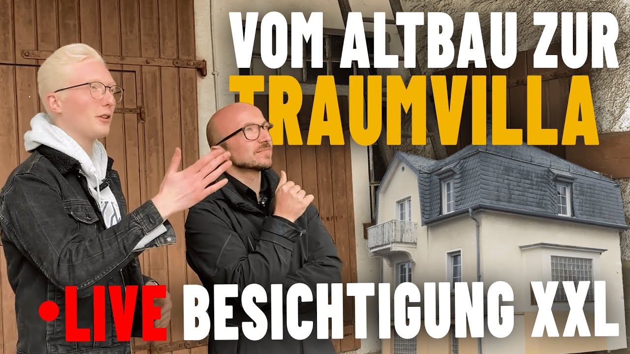 Sanierungs-Vlog: Erste Begehung & Planung mit einem Kunden und Energieberater Luca Arenz