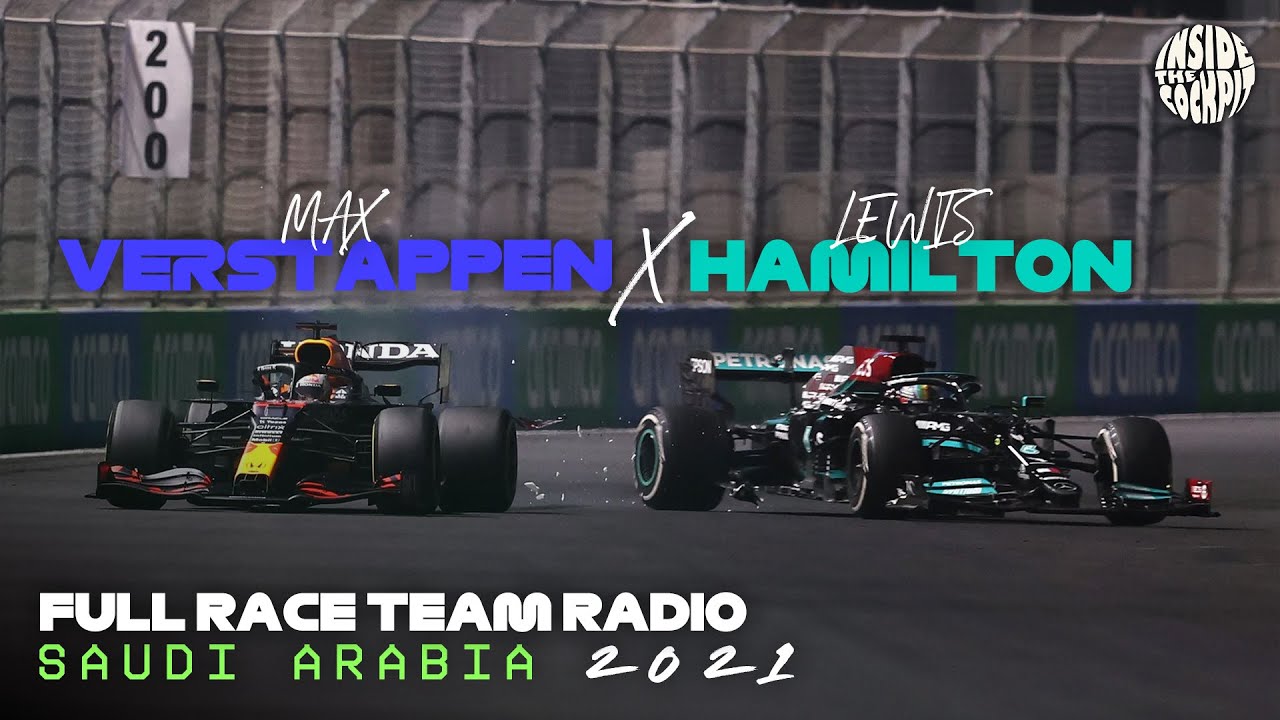 Lewis Hamilton vs Max Verstappen Full Race Team Radio | 2021 Saudi Arabian Grand Prix