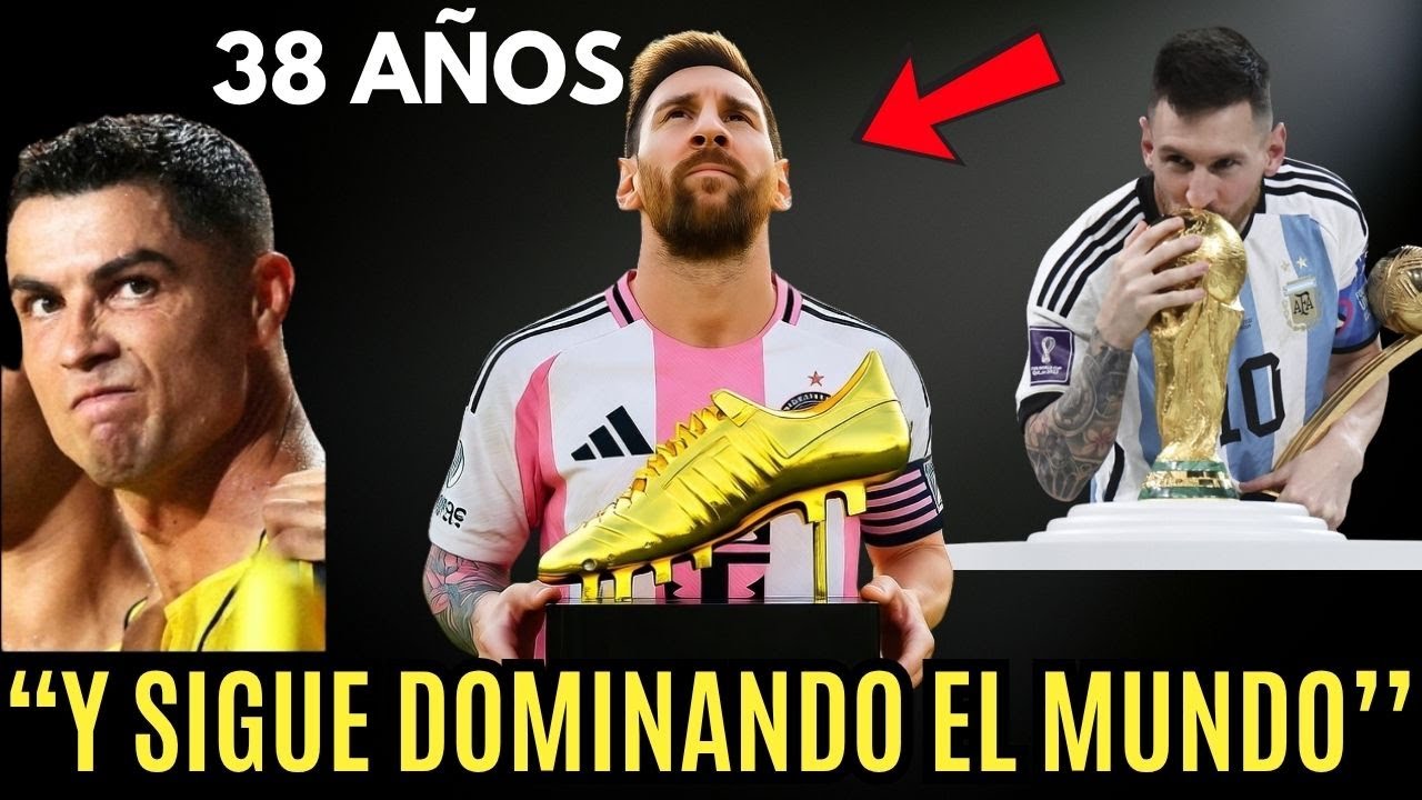 MESSI SILENCIA A TODOS: GANÓ LA BOTA DE ORO A LOS 38