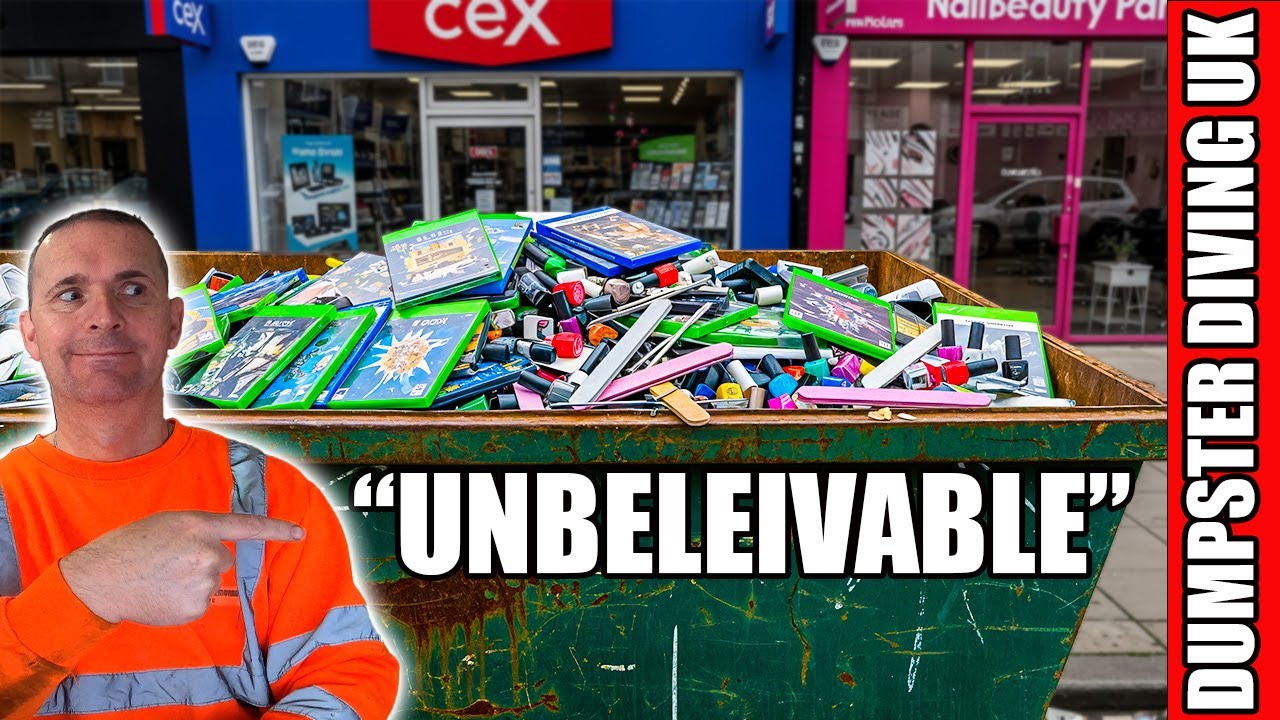 🌟 EPIC DUMPSTER DIVING HAUL! Unbelievable Finds in UK Retail Park Skips 🛒
