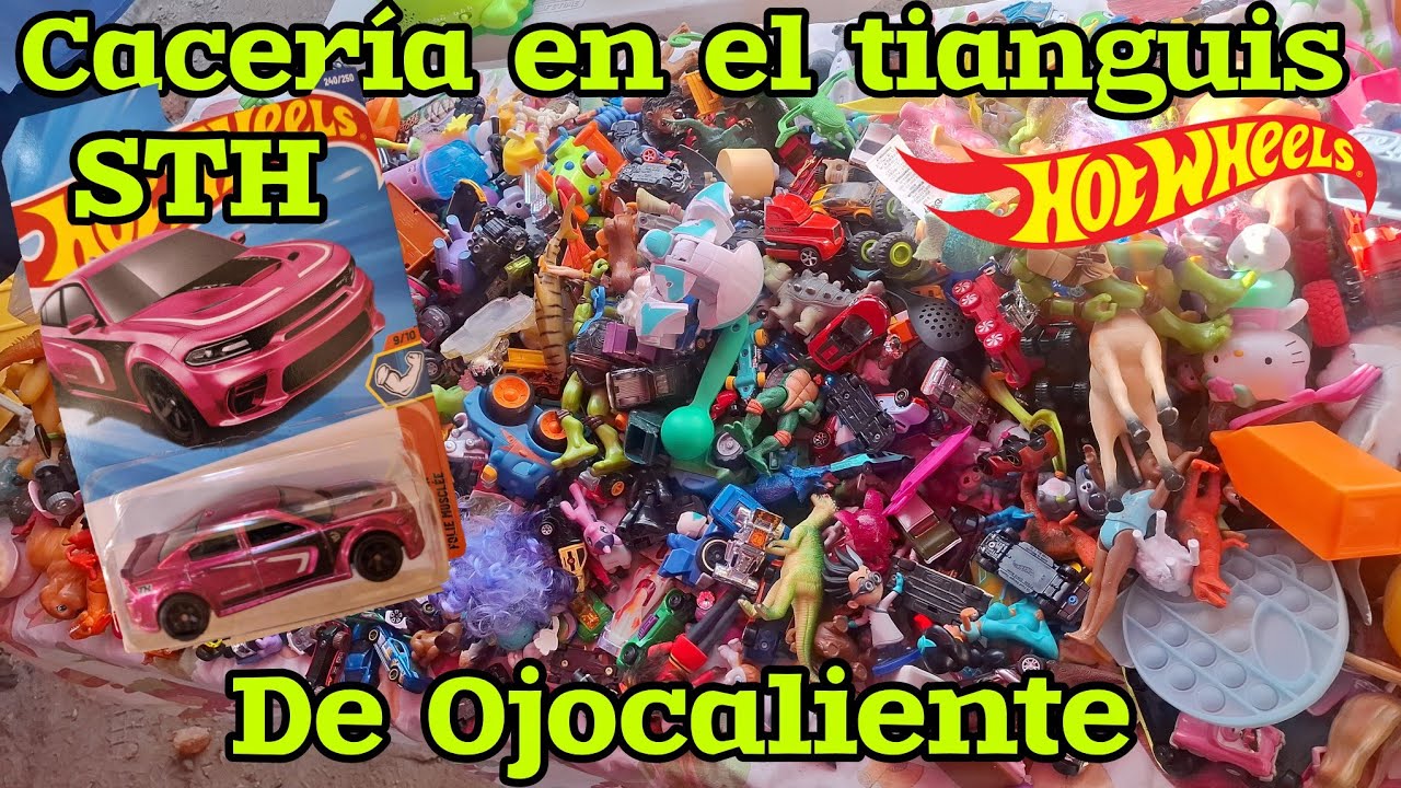 Cacería en el tianguis de Ojocaliente,  juguetes por todos lados STH #hotwheels 2025