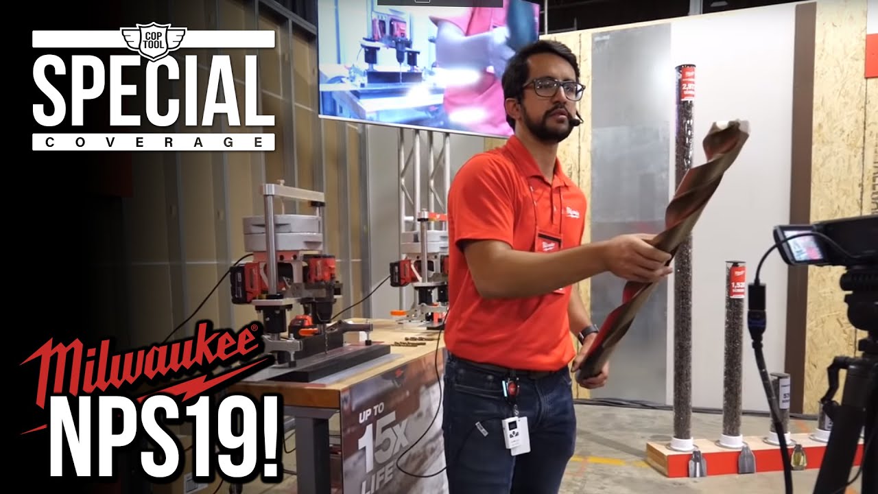 Milwaukee Shockwave Drill Bits - Red Helix Titanium & Cobalt Launch at NPS19