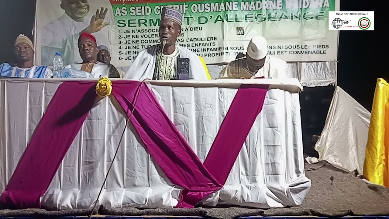 Oustaze Boufa Traoré a animé un important prêche à Dedougou , au Burkina Faso.