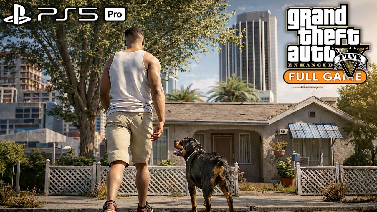 GTA V Enhanced Gameplay Walkthrough FULL GAME [PS5 4K FIDELITY MODE]