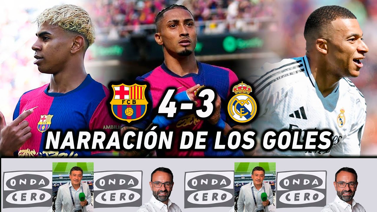BARCELONA REAL MADRID | ASÍ NARRÓ ALFREDO MARTÍNEZ LA REMONTADA DEL BARCELONA QUE SENTENCIA LA LIGA