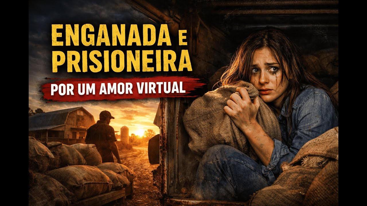 Fui enganada por um amor virtual, quase perdi minha vida, acreditei nele… e virei prisioneira