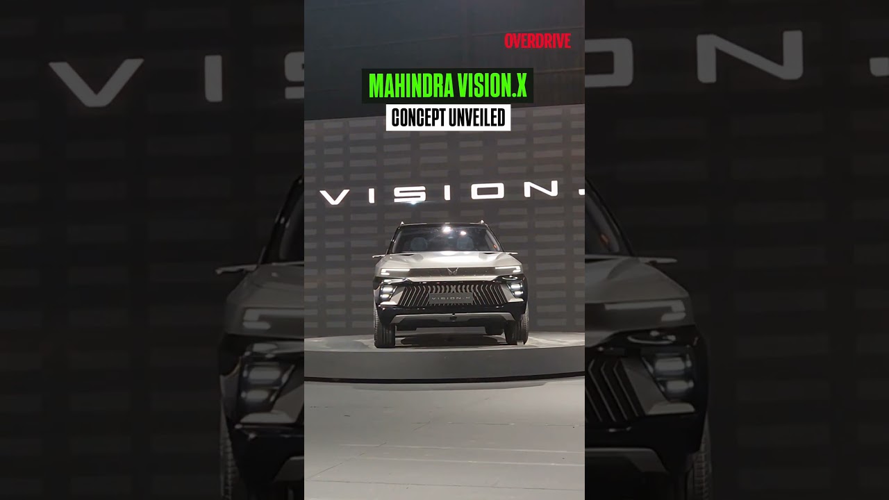 MAHINDRA VISION.X CONCEPT UNVEILED #overdrive