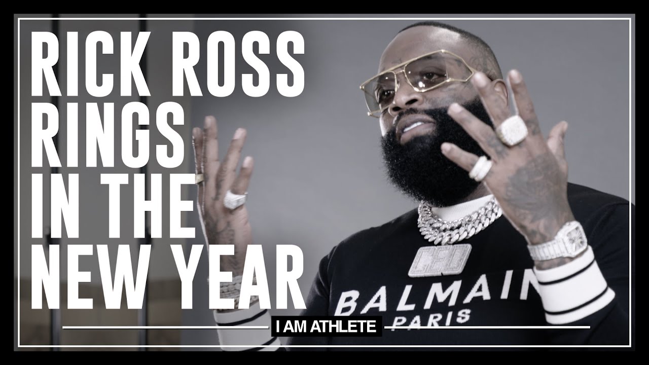 Rick Ross Rings In The New Year | I AM ATHLETE with Brandon Marshall, Chad Johnson & More