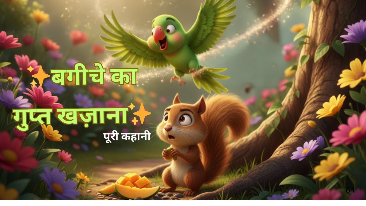 ✨🌼 बगीचे का गुप्त ख़ज़ाना 🌼✨ पूरी कहानी   #hindikidsstory #hindimoralstorykahaniya