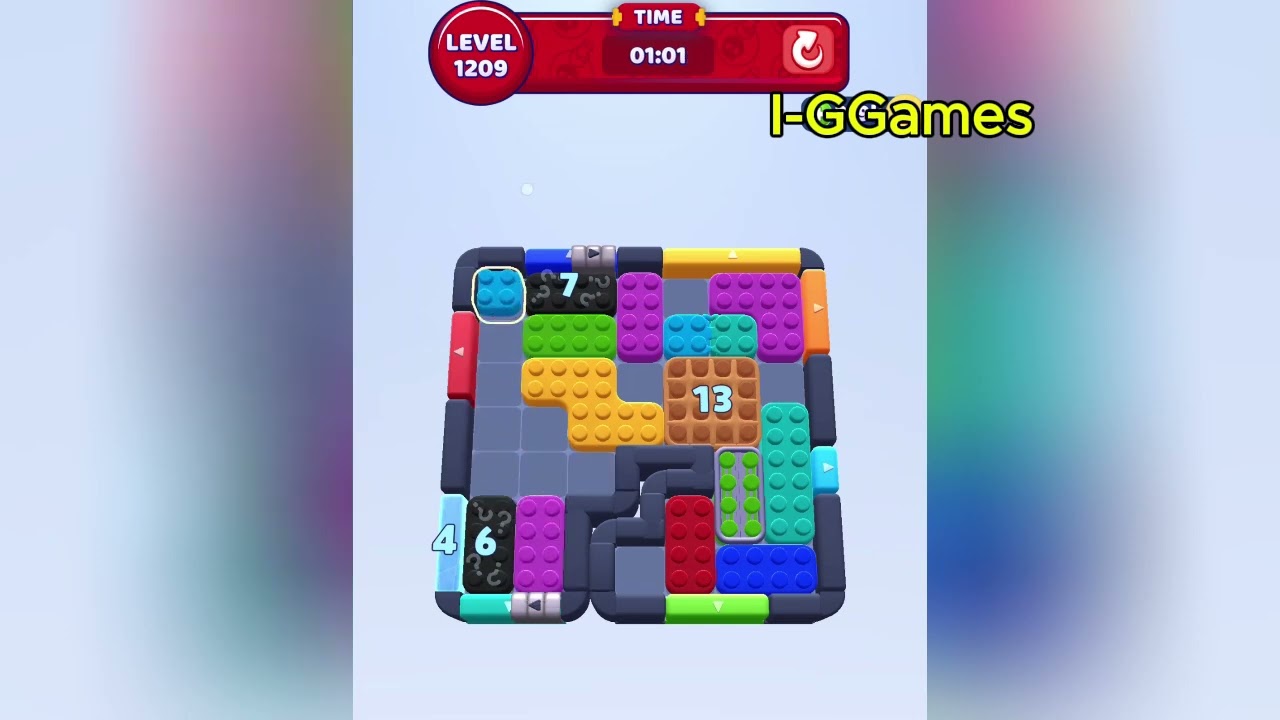 Color Block Jam Level 1209