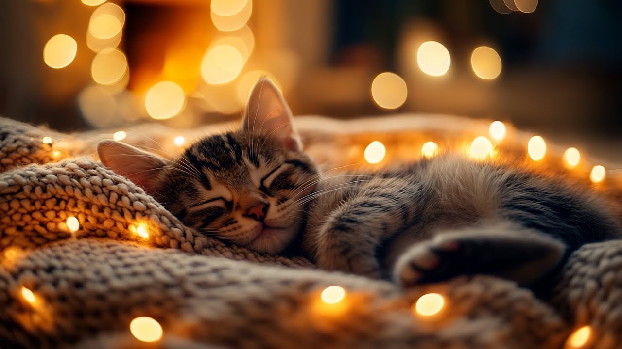 Успокаивающая музыка для кошек с тревожностью 🐾 расслабляющие звуки для глубокого сна 😴
