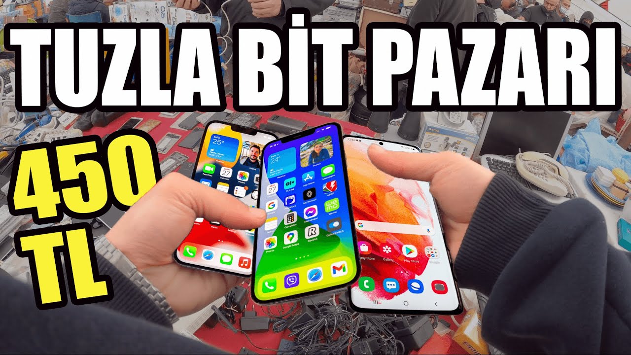 İSTANBUL TUZLA BİT PAZARI ! LAPTOP , İPHONE , SAMSUNG , HUWAİ ( HERŞEY VAR )