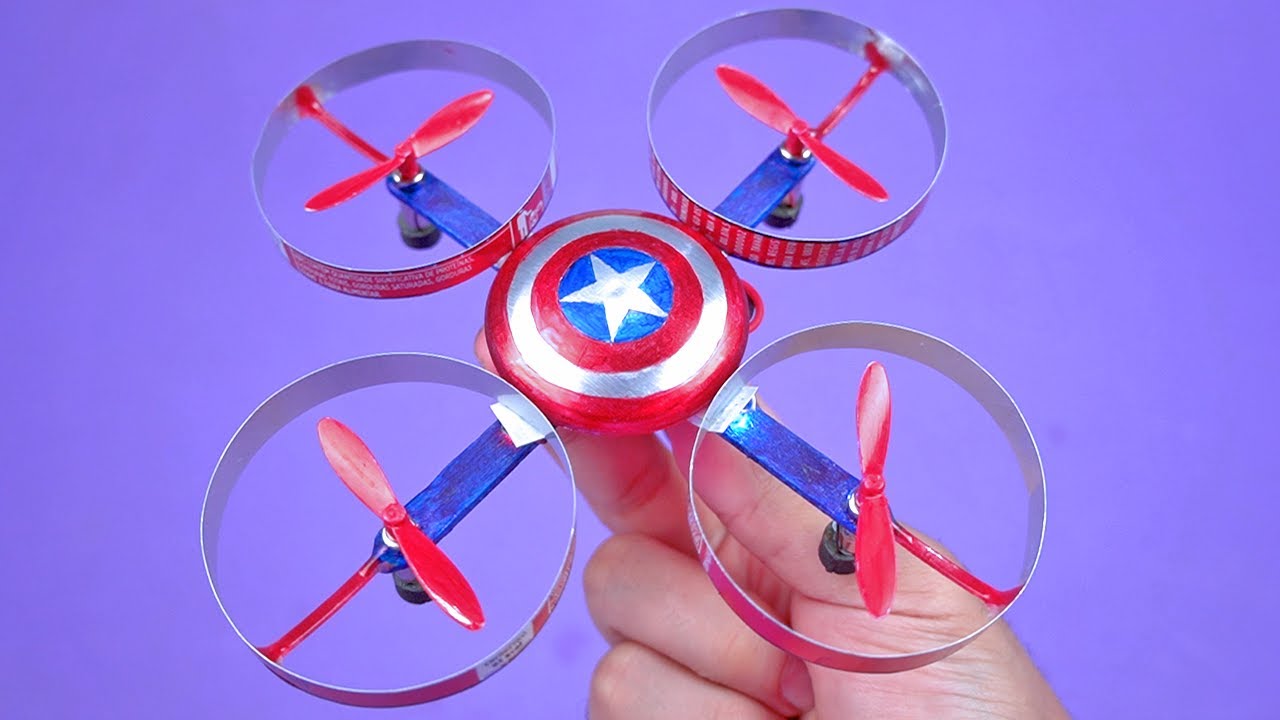Faça um Incrível Mini Drone com latinhas de refrigerante