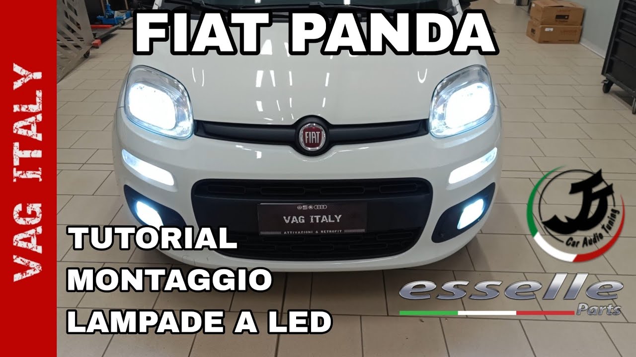 Tutorial montaggio lampade a LED interne ed esterne su Fiat Panda (3a serie)