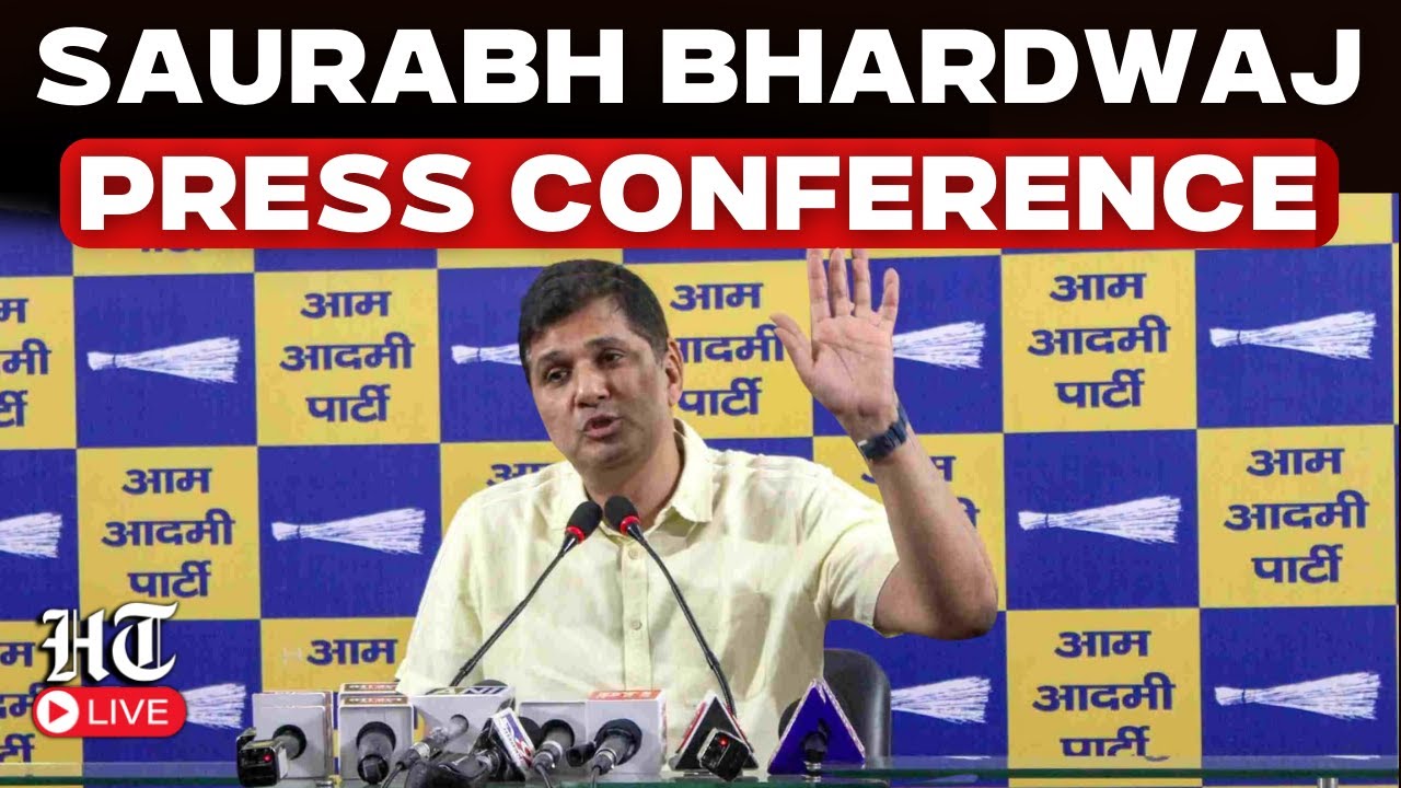 LIVE | AAP Delhi State President Saurabh Bharadwaj Addressing an Important Press Conference
