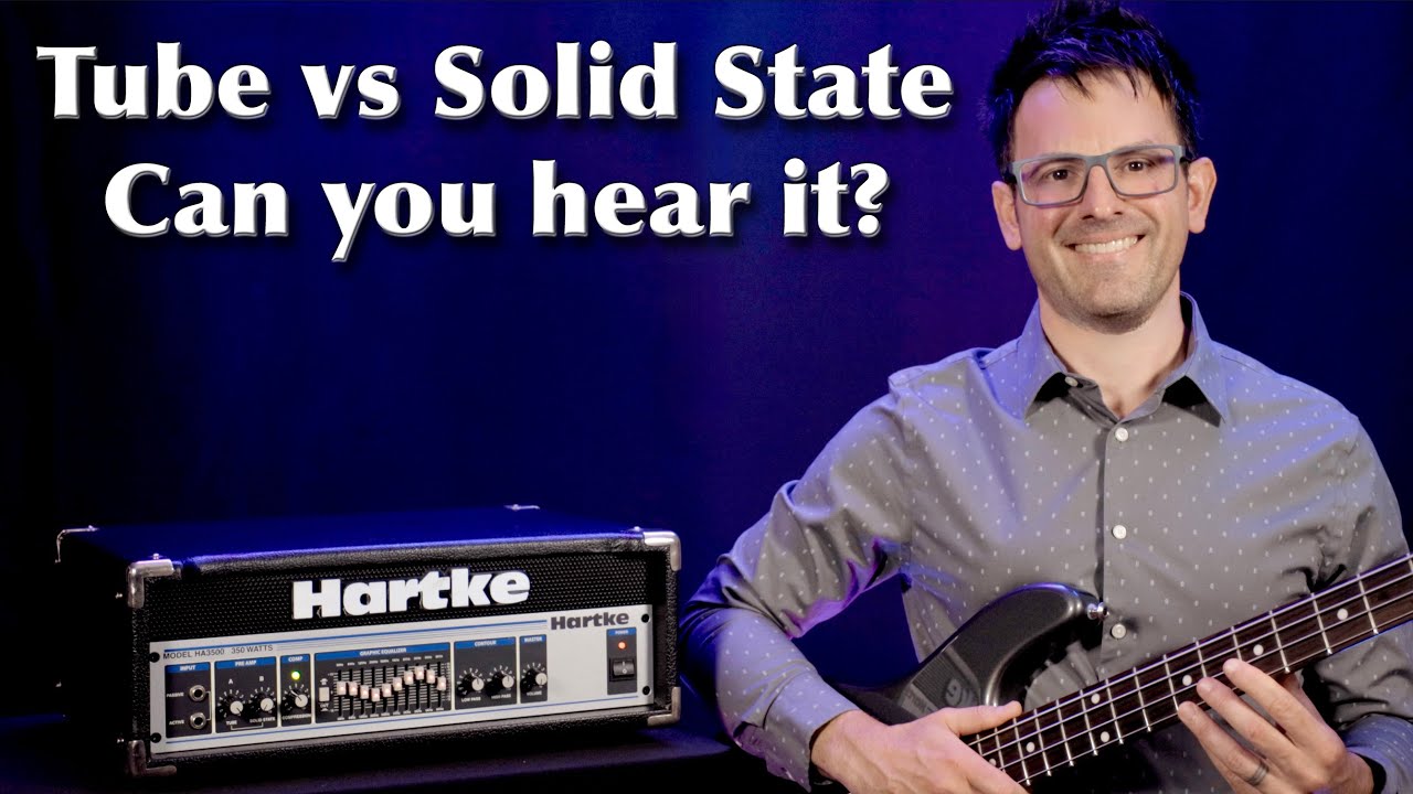 Hartke HA 3500 Bass Amplifier Solid State vs Tube Preamp - Can you hear the difference?
