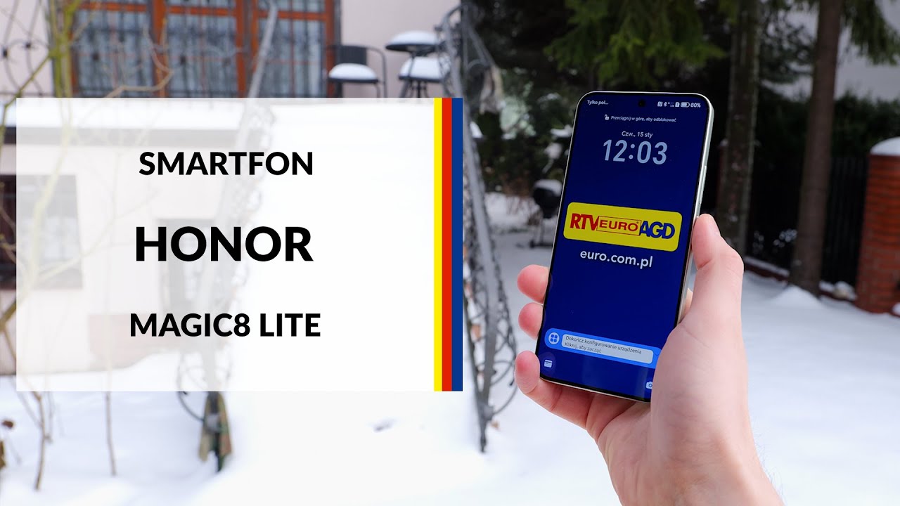 Smartfon Honor Magic8 Lite – dane techniczne – RTV EURO AGD