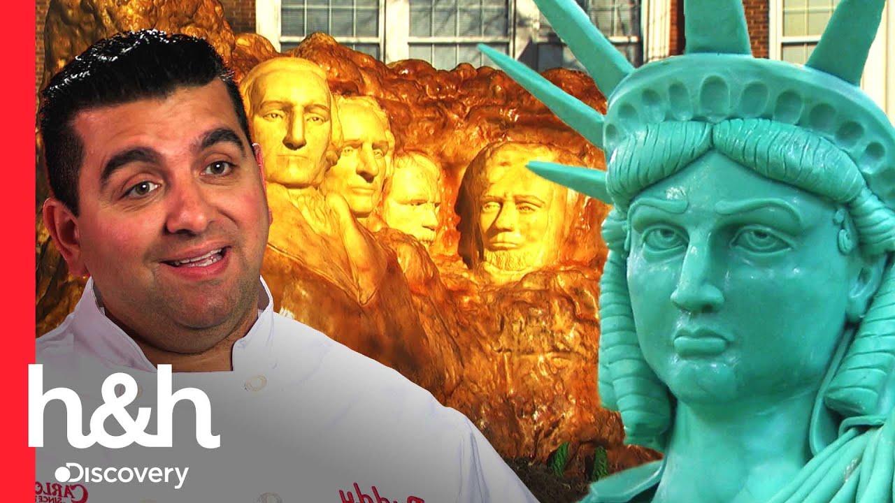Dos impresionantes pasteles para exaltar el patriotismo americano | Cake Boss | Discovery H&H