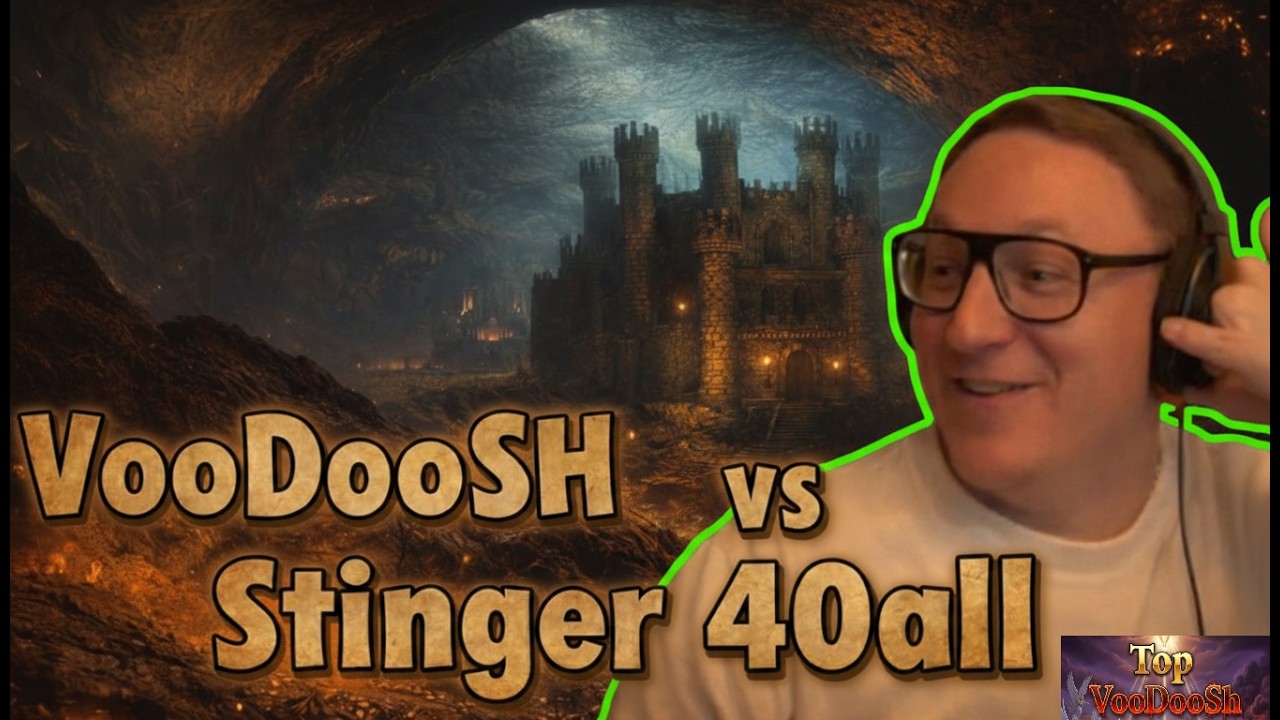 VooDooSh против Stinger 40 all. Легендарная игра в героев 3. Вудуш собирает армию в центре.