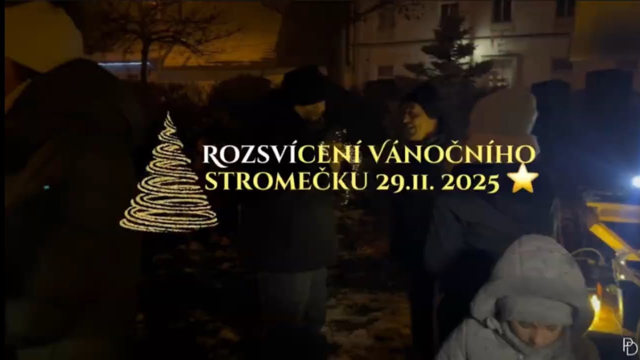 Rozsvícení vánočního stromečku 29.11. 2025 ⭐️| Džbánov