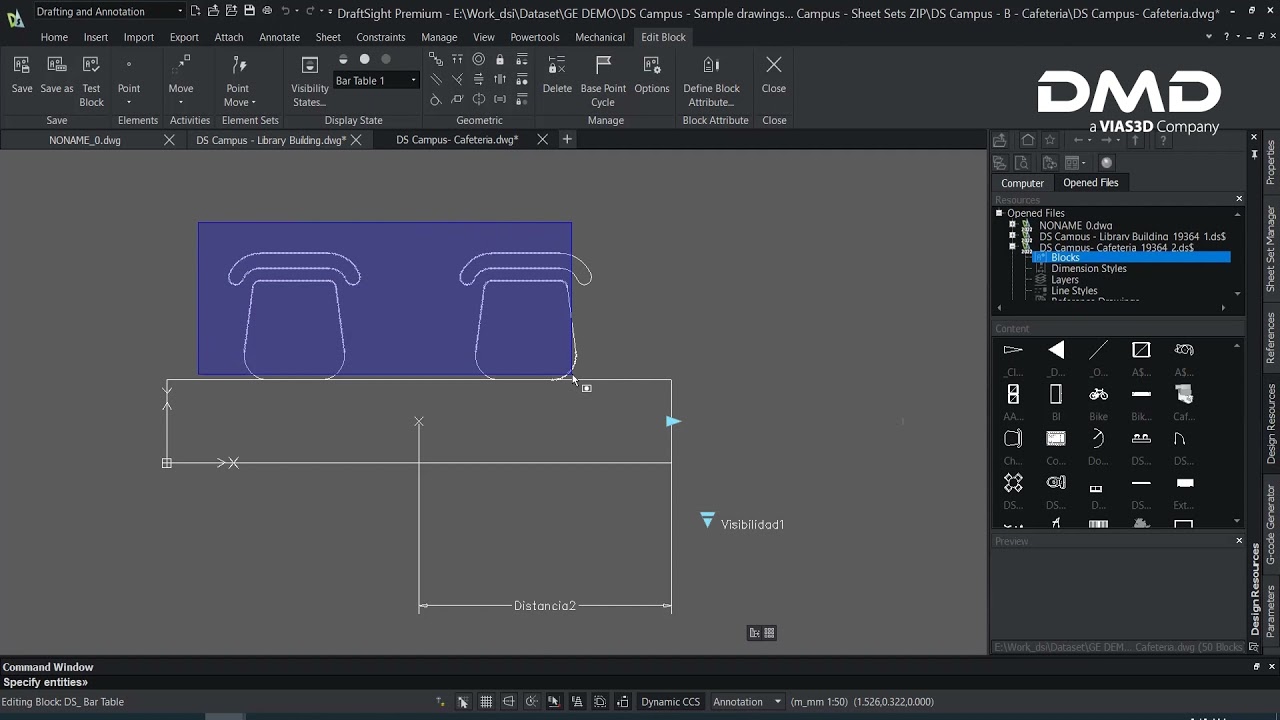 DRAFTSIGHT-Bloques personalizados