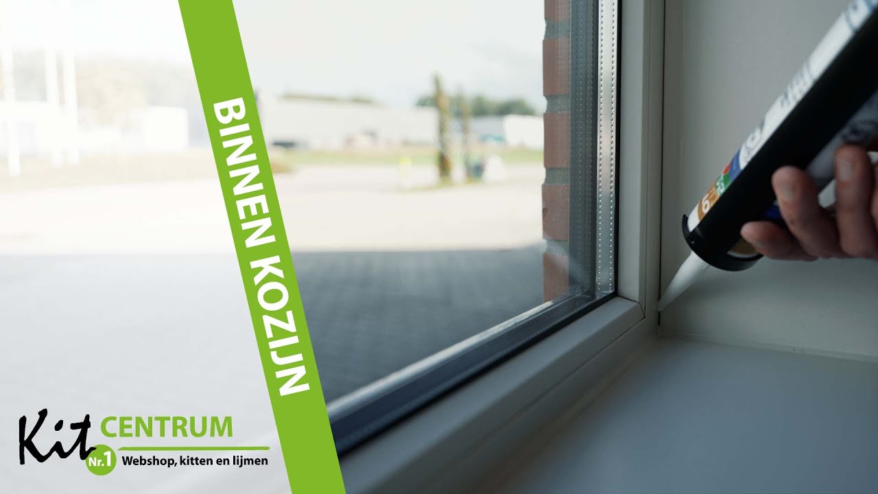 Hoe kan je binnen kozijnen afkitten? | Kitten met Kitcentrum