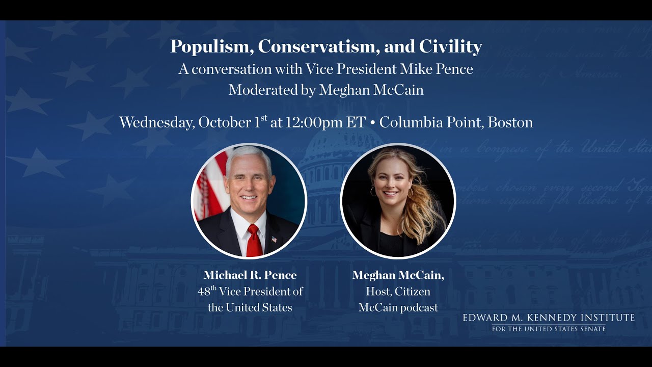 Populism, Conservatism, and Civility: A Conversation with Vice President Mike Pence