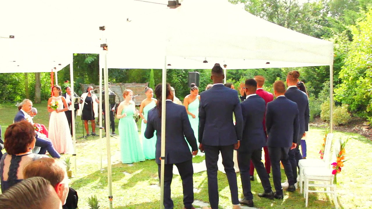 Batterymusic : Mariage extérieur gospel, soul : cocktail :  juillet