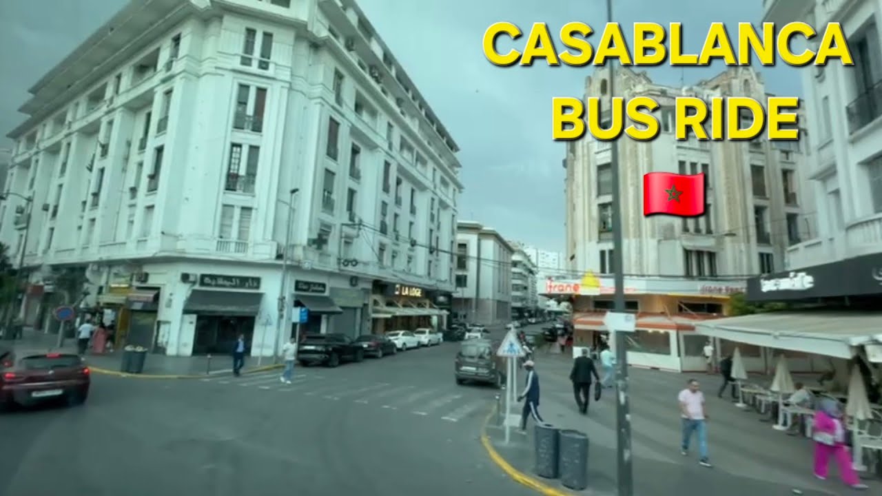 Casablanca Bus Ride 🇲🇦