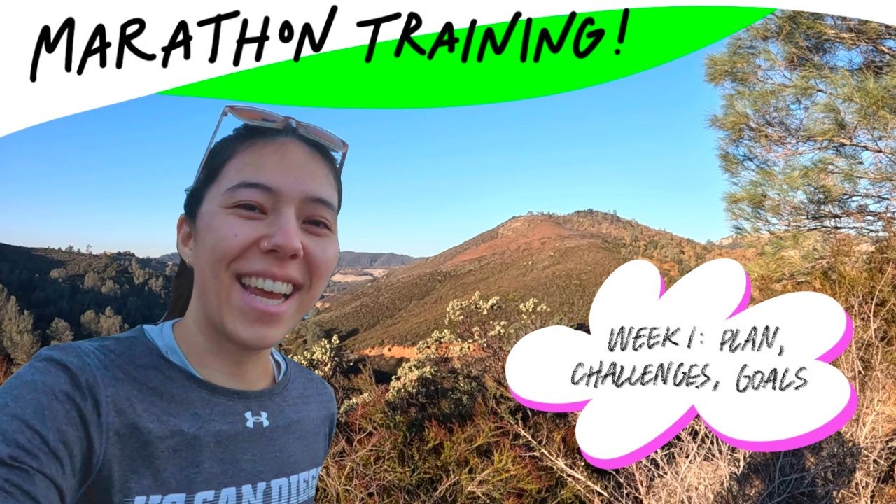 training for my first marathon! - week 1 - plan, challenges, goals