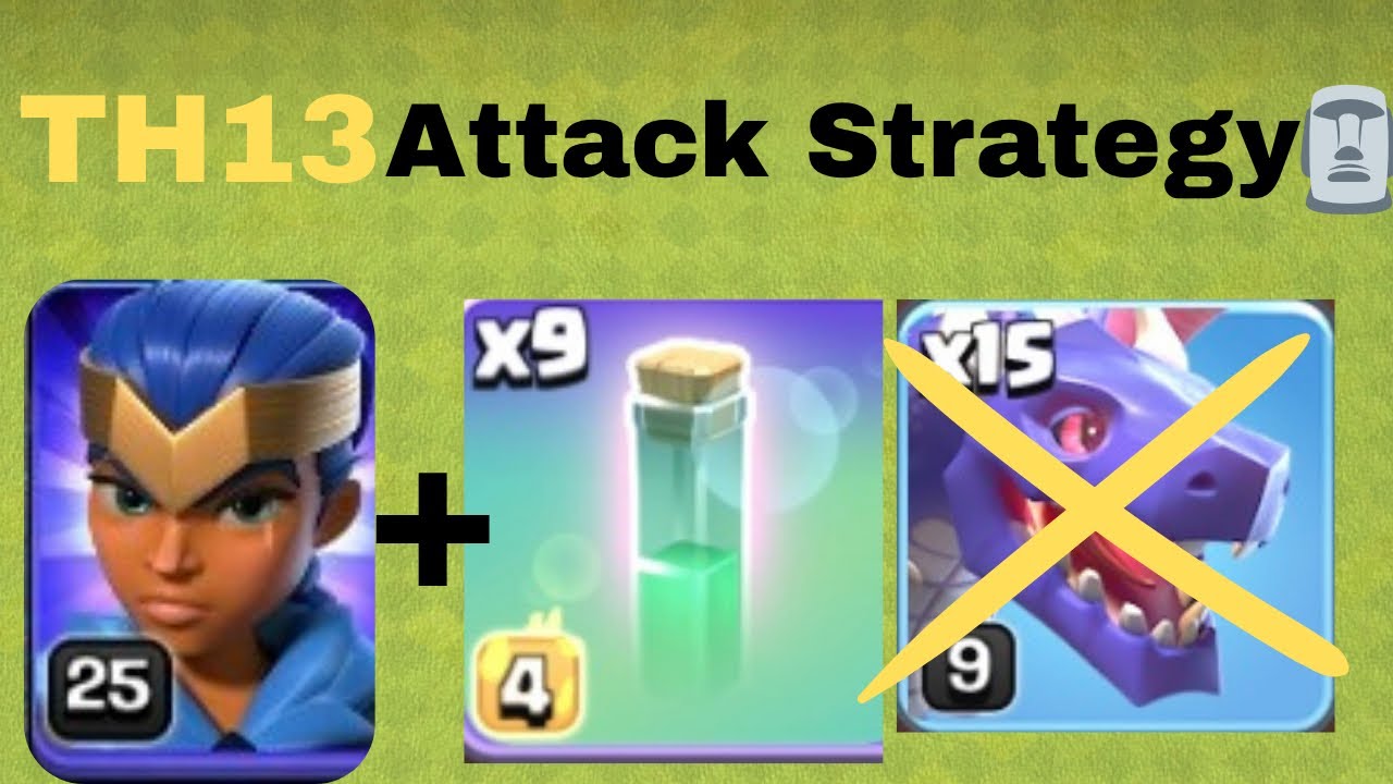 300 Troop Swag 😱🔥| Only HEROES Are Enough for TH13 Attack Strategy💥💪