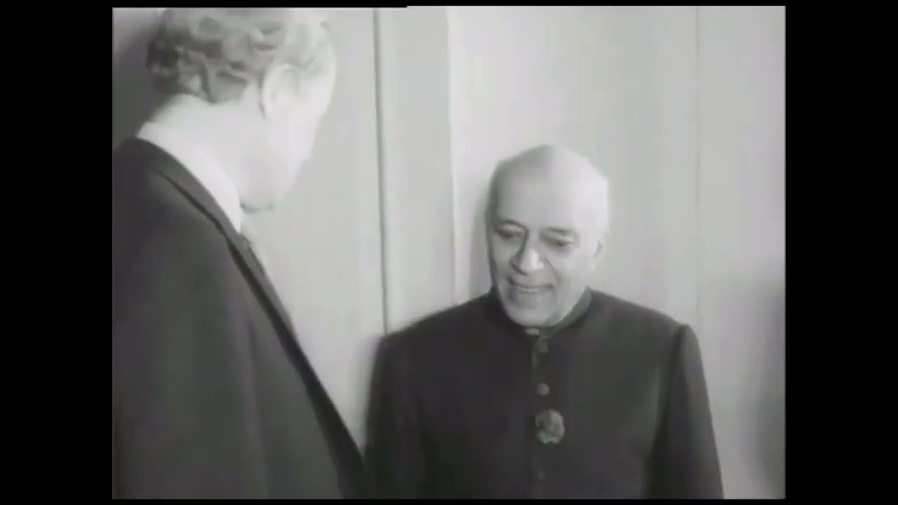 CENTRAL BSS FOUNDER PRESIDENT & FIRST PRIME MINISTER OF INDIA NEHRUJI MEETS UK AND US DELEGATES