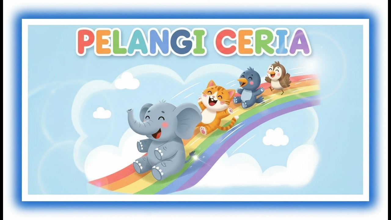 Pelangi Ceria | Lagu Kanak-Kanak Ceria & Warna-Warni