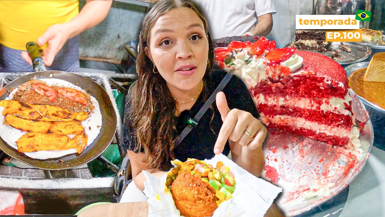 PROVANDO COMIDAS DE RUA EM PORTO SEGURO como é o acarajé
