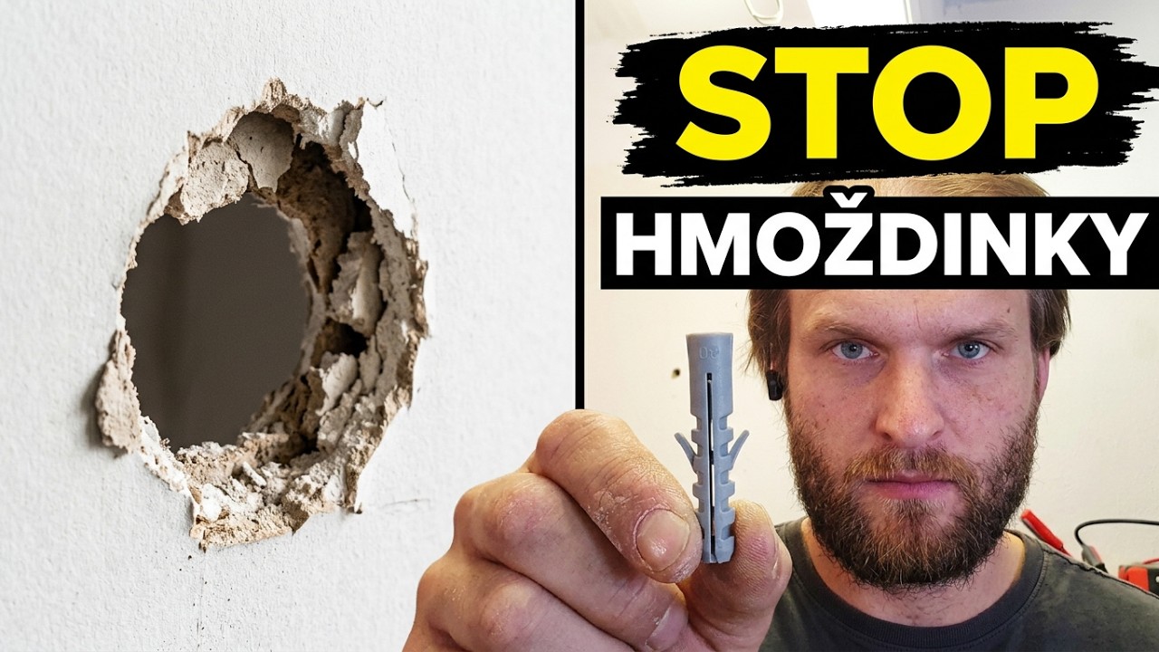 Jakou použít hmoždinku do sádrokartonu, aneb pověsím poličku a nepotřebuji k tomu vrtačku #27
