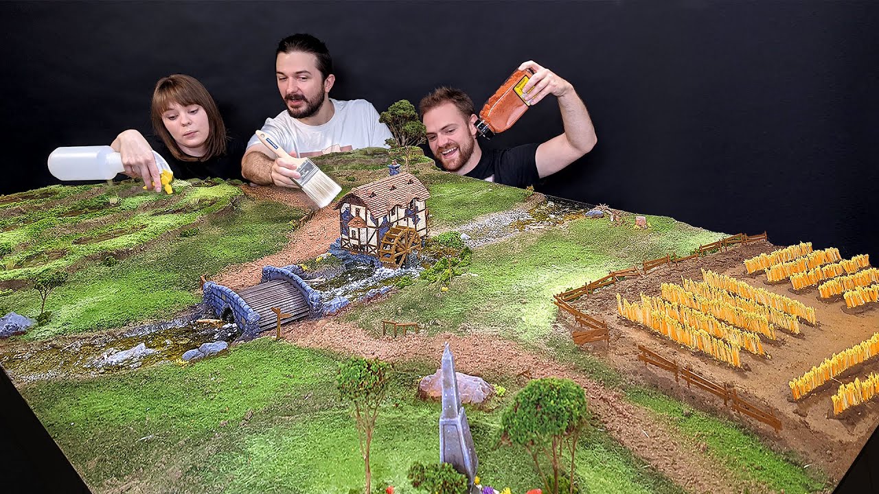 Our Warhammer Gaming Table Build has EVERYTHING!