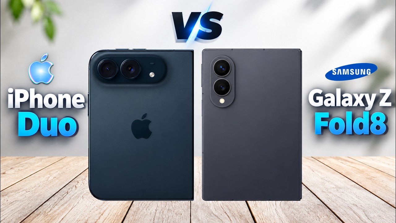 Apple iPhone Duo vs Samsung Galaxy Z Fold8 &ndash; Ultimate Smartphone Comparison! 🔥