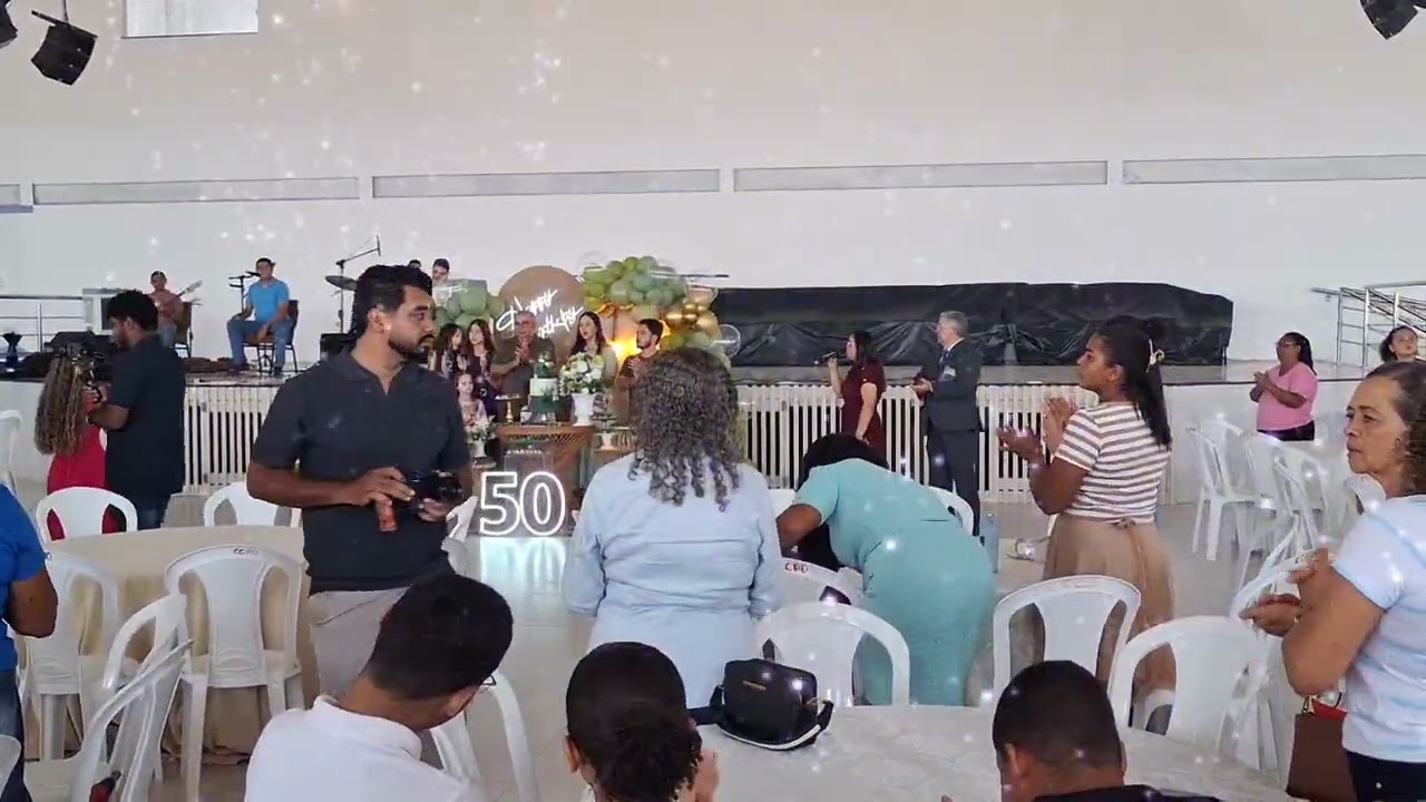 Aniversário do irmão Fernando Ipiranga no Centro de convenção Das Assembleia de Deus Em Santa Inês.