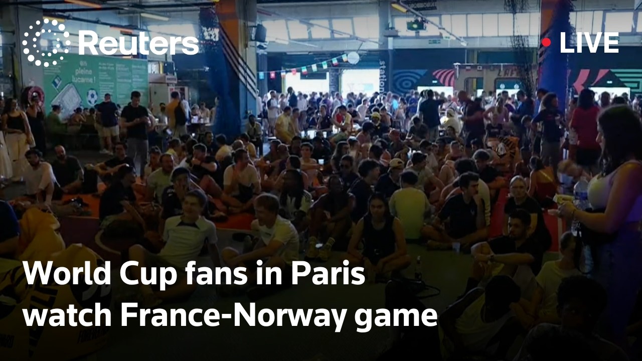 LIVE: World Cup fans in Paris watch France-Norway game