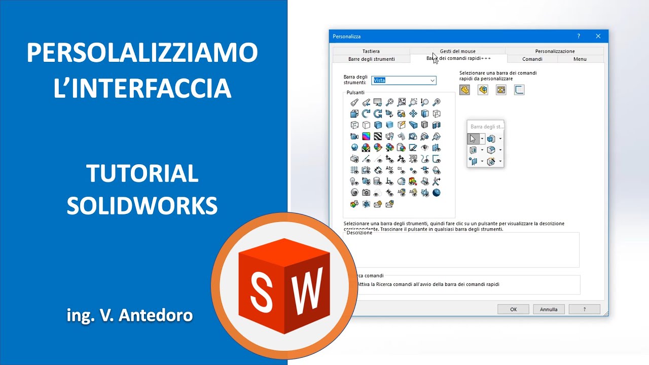 Solidworks | Personalizziamo l'interfaccia