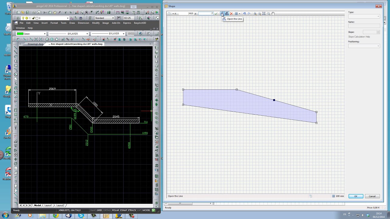 How to use the Polyboard Free Shape function