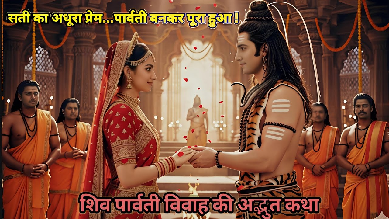 शिव पार्वती विवाह की अद्भुत कथा | सती का अधूरा प्रेम कैसे हुआ पूरा? | Shiv Parvati Vivah Katha