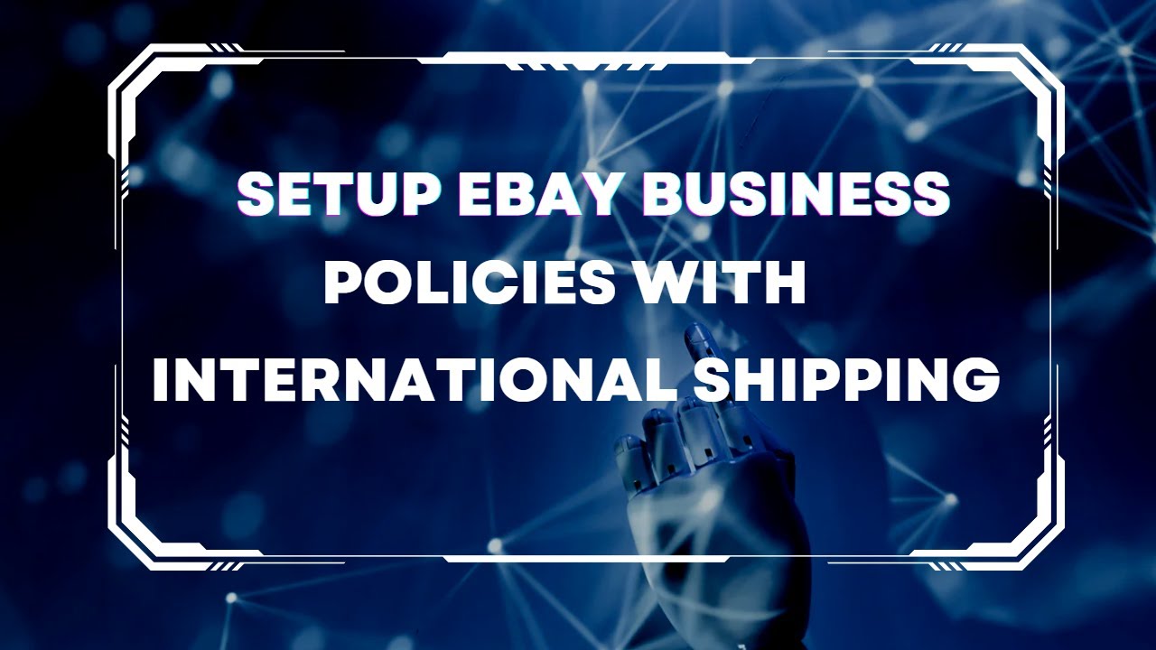 Setup Ebay Business Policies with International Shipping using Pirate Ship Simple Export Rate.