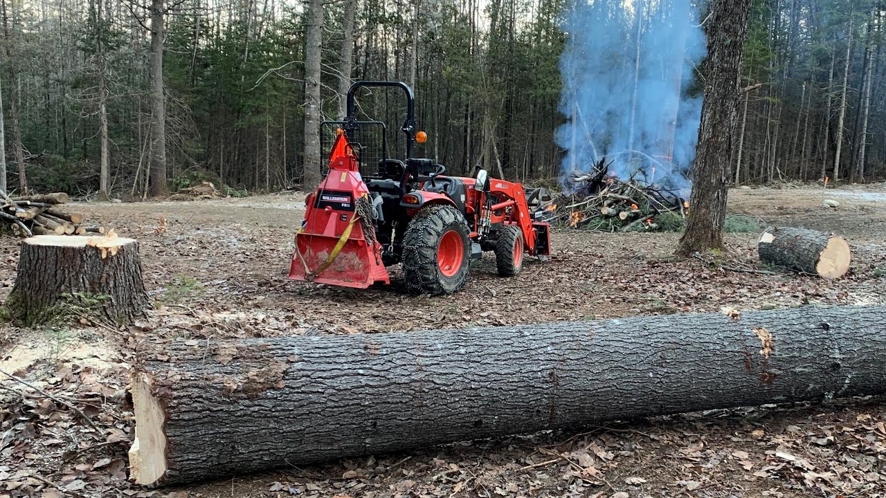 Cabin Build From Scratch Clearing Land - Pt1