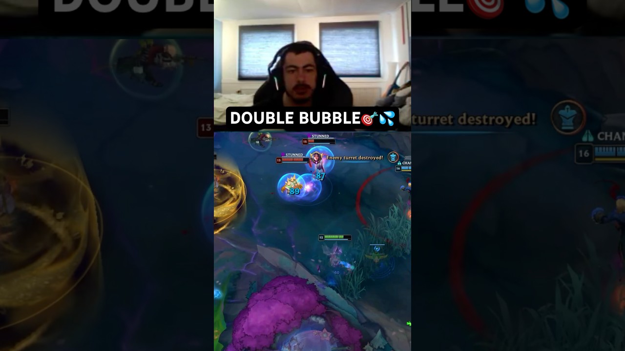 Perfect Nami Double Bubble 🌊🎯 #Nami #LeagueOfLegends #league
