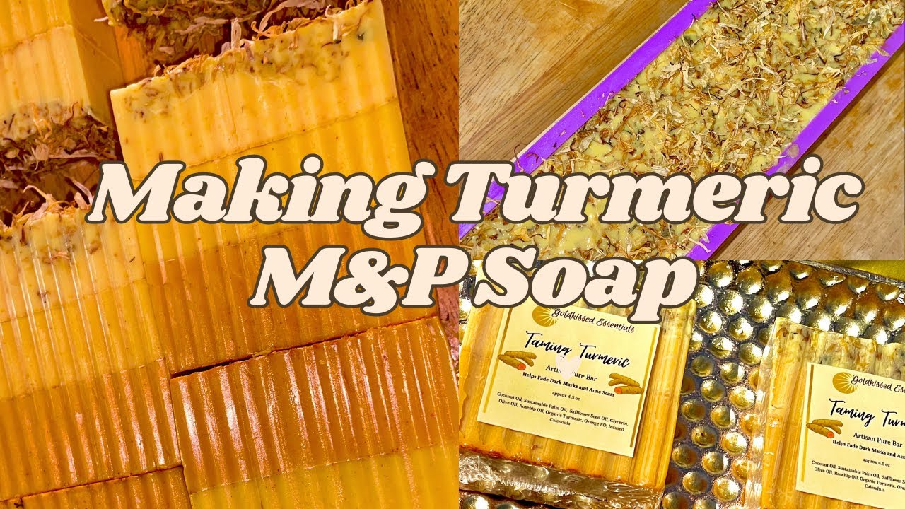Making Turmeric Soap: Melt and Pour