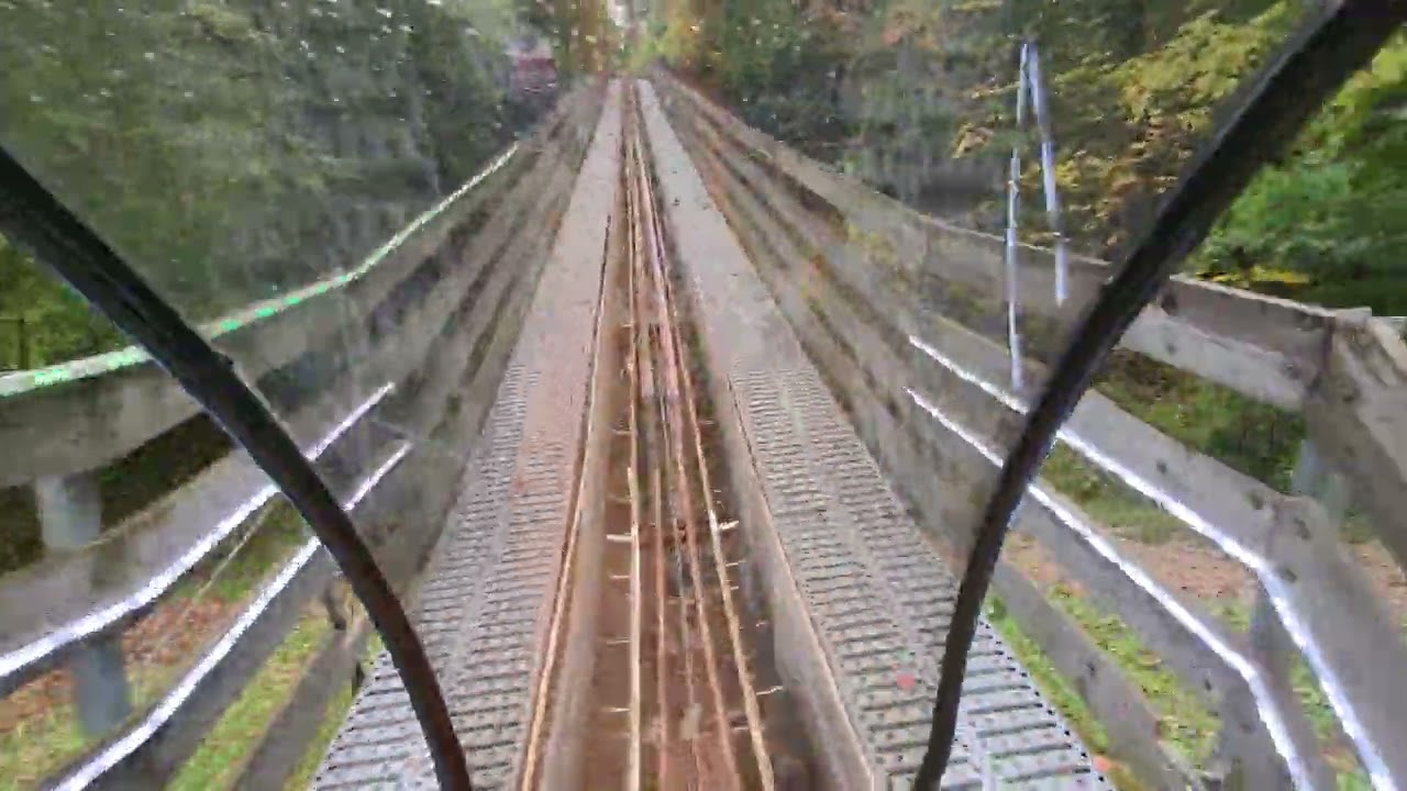 Roller coaster in the Appalachian Mtns