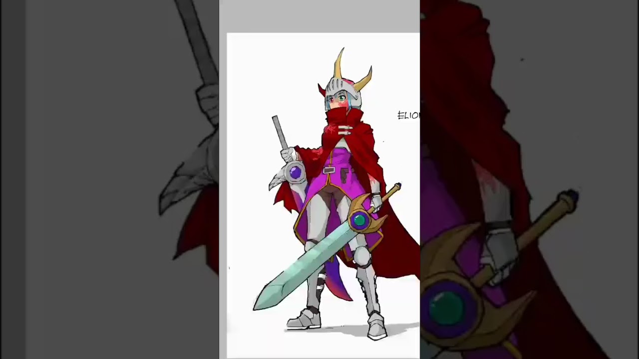 ELLIONE THE CORRUPTED IN ENDLESS WANDER #trend #gaming #artwork