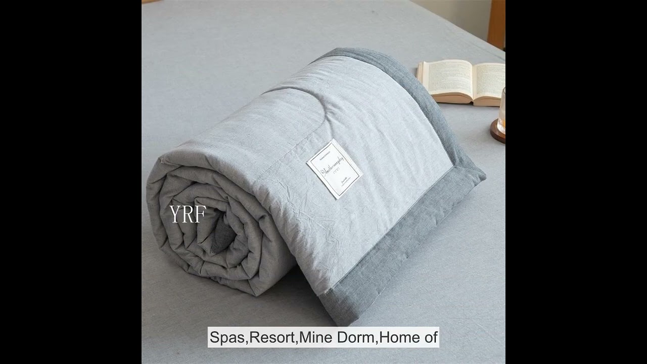 YRF-Draps,Drap de lit,Couette d'hôtel,Ensemble de literie 100% microfibre à rayures,Tencel chinois