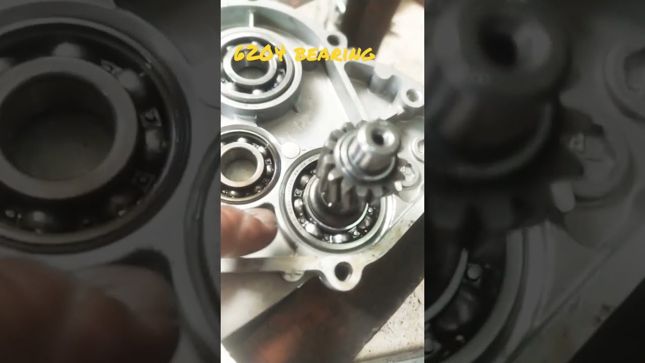 Replace bearing 6204 gearbox ER15ON